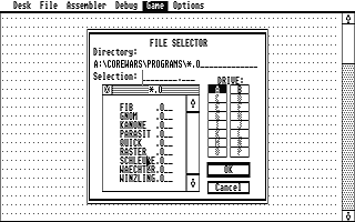 Corewars atari screenshot